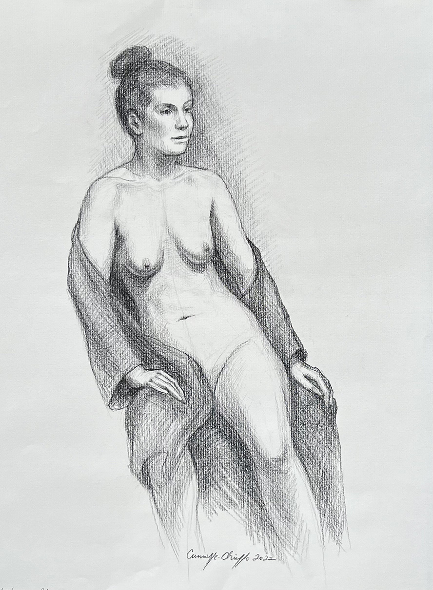 Drawing of Christine